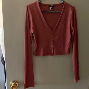 Cropped Long Sleeve Shirt